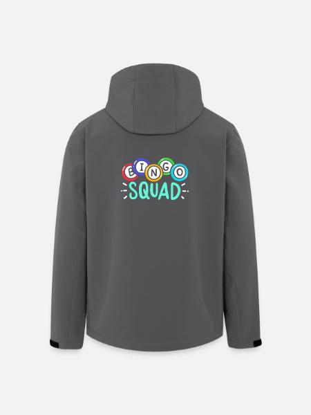 Bingo Sqad Game - Men’s Recycled Softshell Jacket by Stanley/Stella - black