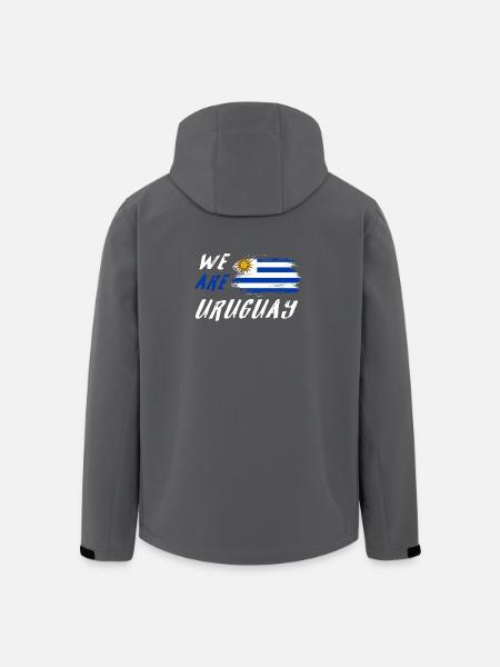 We are Uruguay - Men’s Recycled Softshell Jacket by Stanley/Stella - black