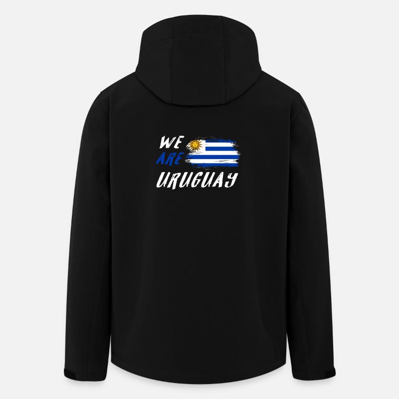 Siamo l'Uruguay - Giacca softshell uomo in poliestere riciclato di Stanley/Stella - nero