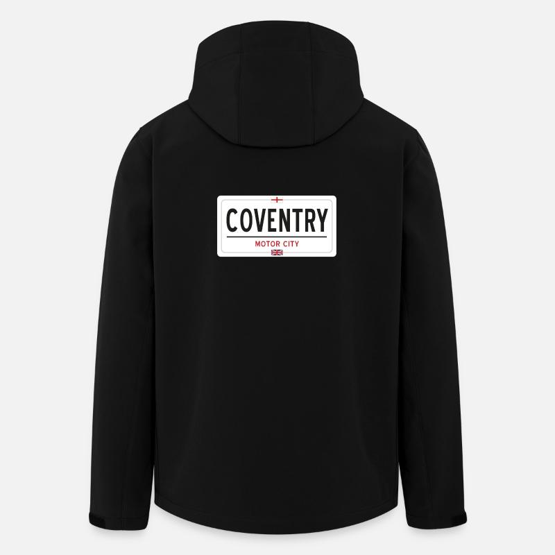 Panneau de place de Coventry - Veste softshell homme en polyester recyclé Stanley/Stella - noir