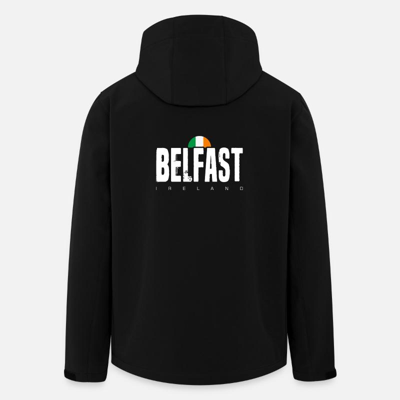 Belfast - Men’s Recycled Softshell Jacket Discoverer by Stanley/Stella - black