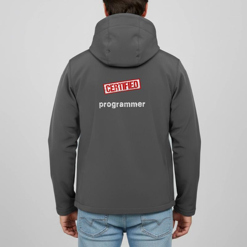 Programmierer Recycelte Männer Softshell-Jacke von Stanley/Stella