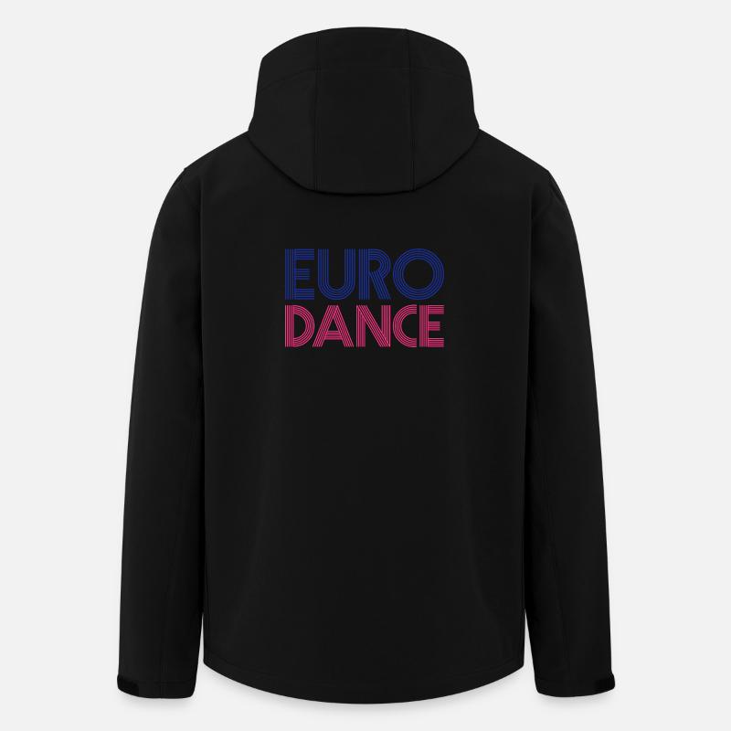 EURODANCE - Men’s Recycled Softshell Jacket by Stanley/Stella - black