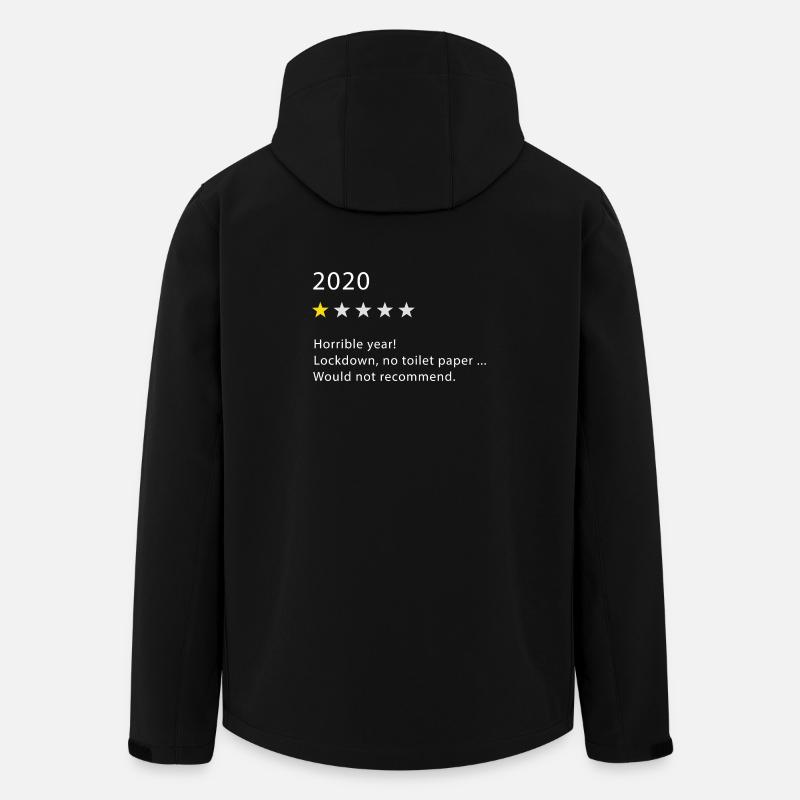 2020 - Recycelte Männer Softshell-Jacke von Stanley/Stella - Schwarz