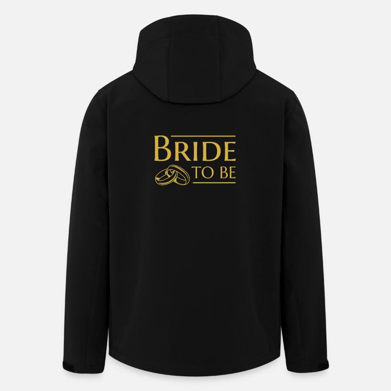Braut Hochzeit Verlobte - Recycelte Männer Softshell-Jacke von Stanley/Stella - Schwarz