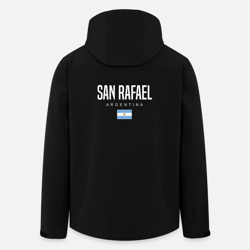 San Rafael Argentina Argentinian - Men’s Recycled Softshell Jacket by Stanley/Stella - black