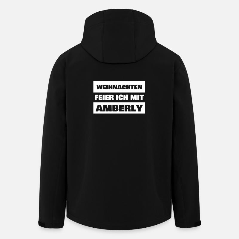Amberly comme prénom - Veste softshell homme en polyester recyclé Stanley/Stella - noir