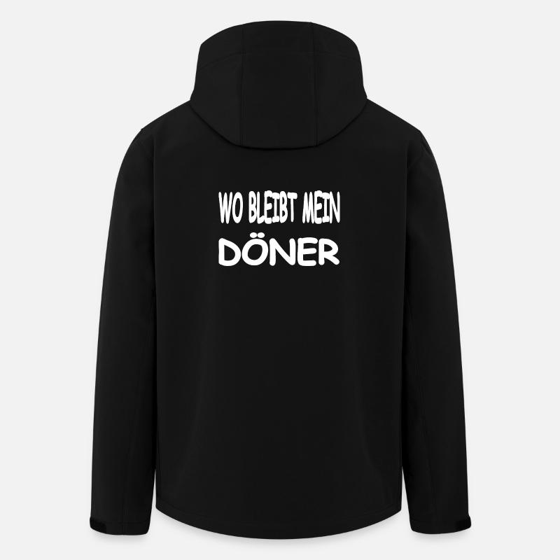 Kebab - Men’s Recycled Softshell Jacket by Stanley/Stella - black