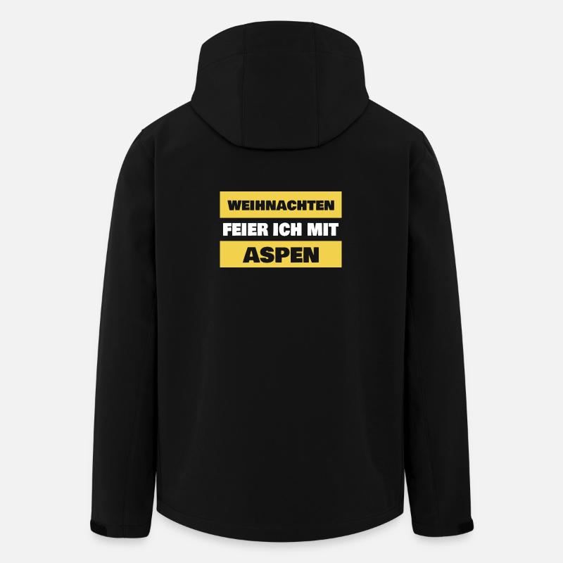 Gift for Aspen - Men’s Recycled Softshell Jacket by Stanley/Stella - black