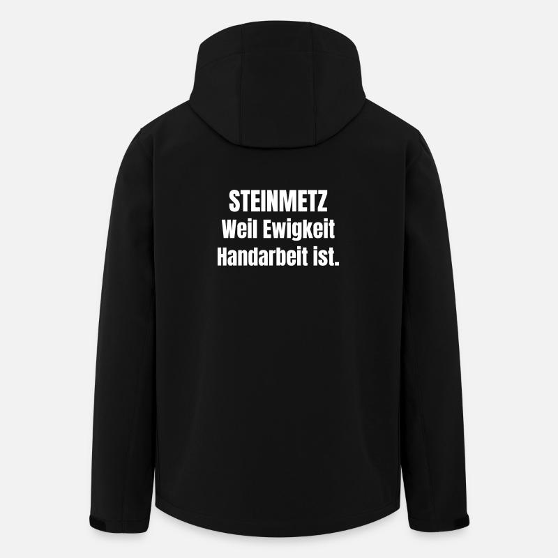 Stonemason Eternity Craft - Men’s Recycled Softshell Jacket by Stanley/Stella - black