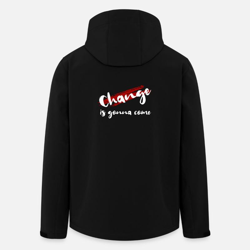 Change - Recycelte Männer Softshell-Jacke von Stanley/Stella - Schwarz