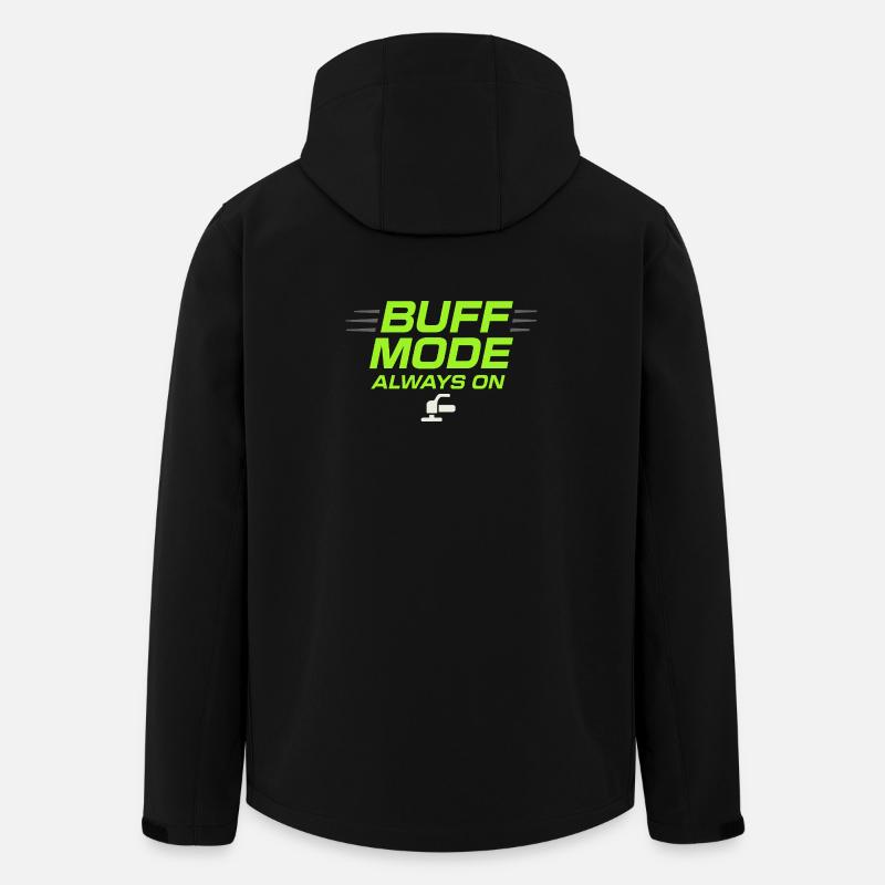 Auto Detailer Buffer Pro Paint - Recycelte Männer Softshell-Jacke von Stanley/Stella - Schwarz