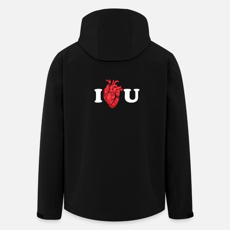 Wahre Liebe als anatomisches Statement - Recycelte Männer Softshell-Jacke von Stanley/Stella - Schwarz