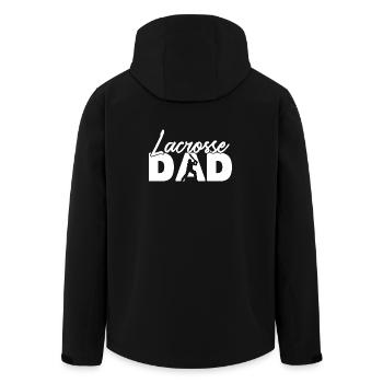 Évolution des joueurs de crosse Funny Lax Sports - Veste softshell homme en polyester recyclé Stanley/Stella - noir - Dos - AI Model Male 185 light (185cm)