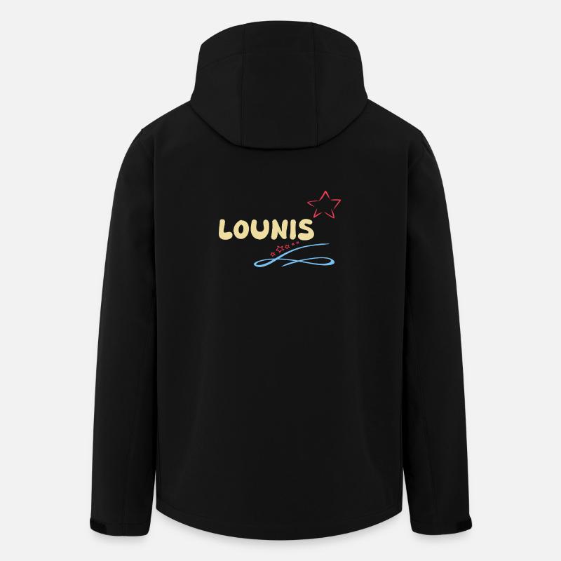 Lounis - Veste softshell homme en polyester recyclé Stanley/Stella - noir