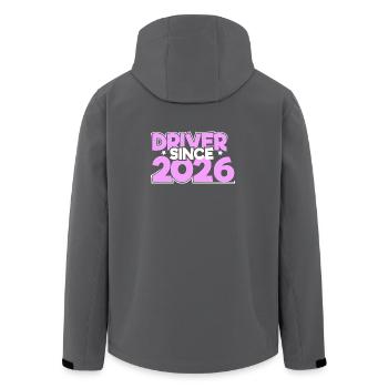 Driving License 2026 Driving Test Driving License Test - Men’s Recycled Softshell Jacket by Stanley/Stella - black - Back - AI Model Male 185 light (185cm)