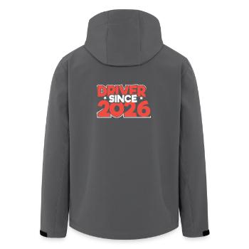 Driving License 2026 Driving Test Driving License Test - Men’s Recycled Softshell Jacket by Stanley/Stella - black - Back - AI Model Male 185 light (185cm)