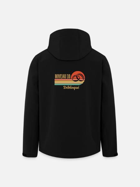 Brautmutt-Hochzeit – 10 Jahre Ehe - Recycelte Männer Softshell-Jacke von Stanley/Stella - Schwarz