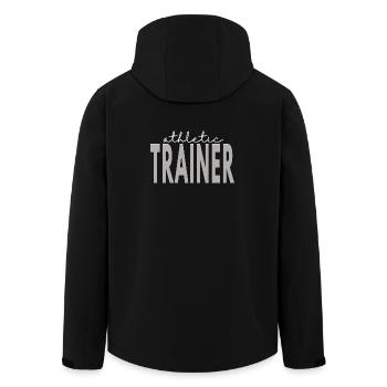 Préparateur sportif AT - Médecine du sport professionnelle - Veste softshell homme en polyester recyclé Stanley/Stella - noir - Dos - AI Model Male 185 light (185cm)