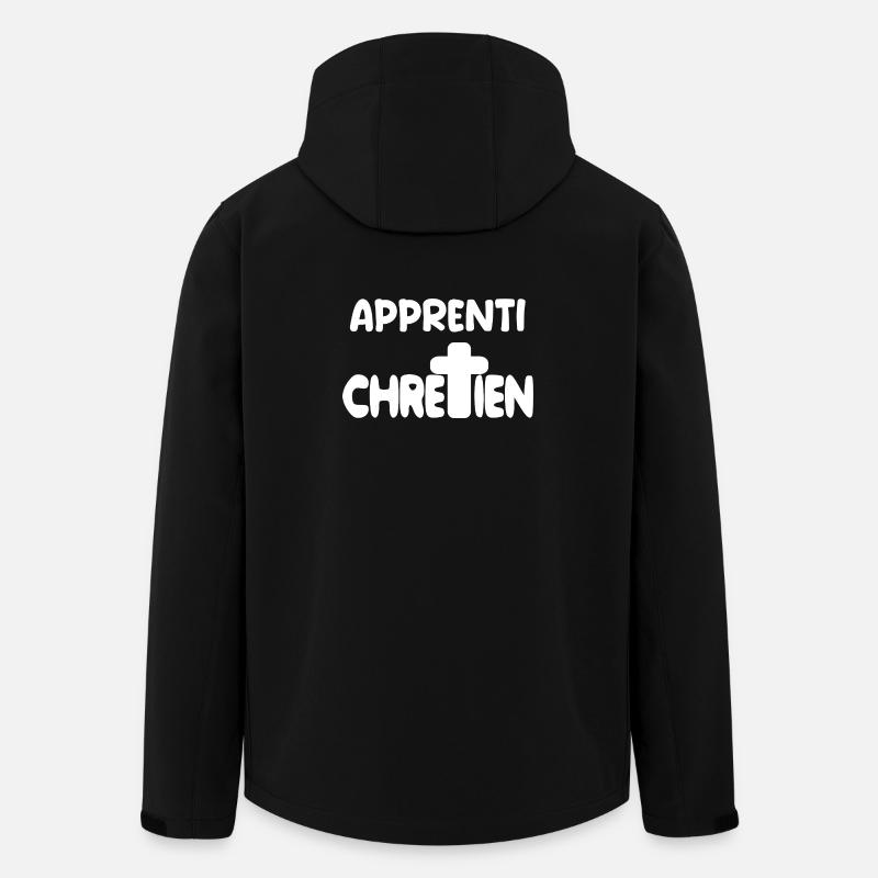 Katholisch-christliches Geschenk Gott - Recycelte Männer Softshell-Jacke von Stanley/Stella - Schwarz