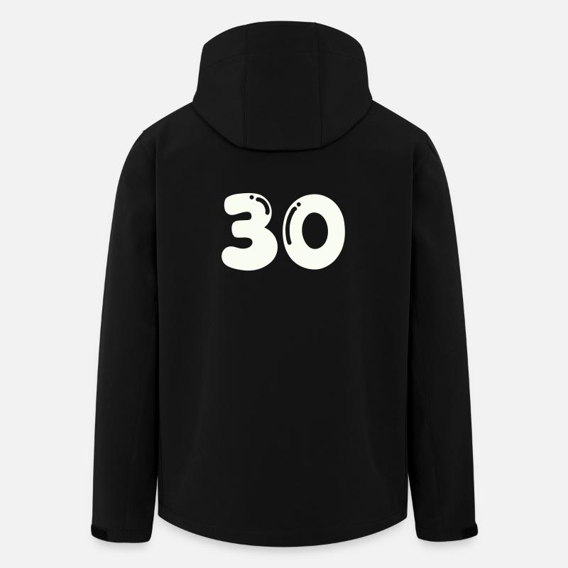 30 - Recycelte Männer Softshell-Jacke von Stanley/Stella - Schwarz
