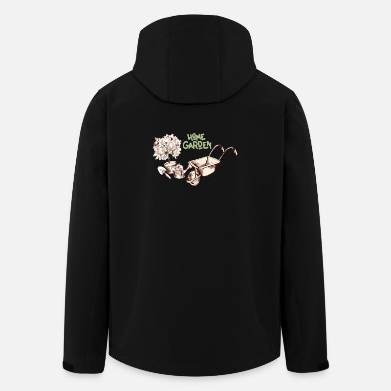 Haus Garten  - Recycelte Männer Softshell-Jacke von Stanley/Stella - Schwarz
