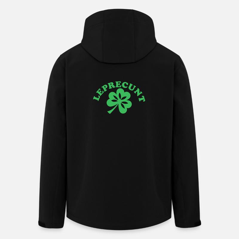 Funny Irish Sarcastic St Patricks Day  - Men’s Recycled Softshell Jacket by Stanley/Stella - black