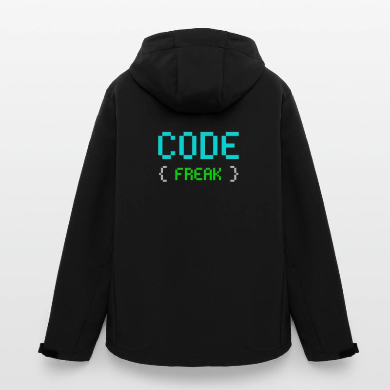 Pixel Code Freak Neon Tee Recycelte Männer Softshell-Jacke von Stanley/Stella