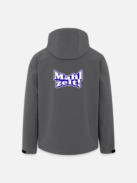 Endlich Mahlzeit! Guten Appetit - Recycelte Männer Softshell-Jacke von Stanley/Stella - Schwarz
