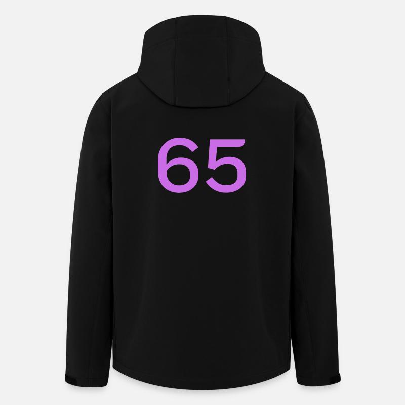 65 - Men’s Recycled Softshell Jacket by Stanley/Stella - black
