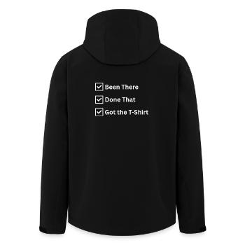 Je suis déjà passé par là et j’ai eu la liste des t-shirts drôles - Veste softshell homme en polyester recyclé Stanley/Stella - noir - Dos - AI Model Male 185 light (185cm)