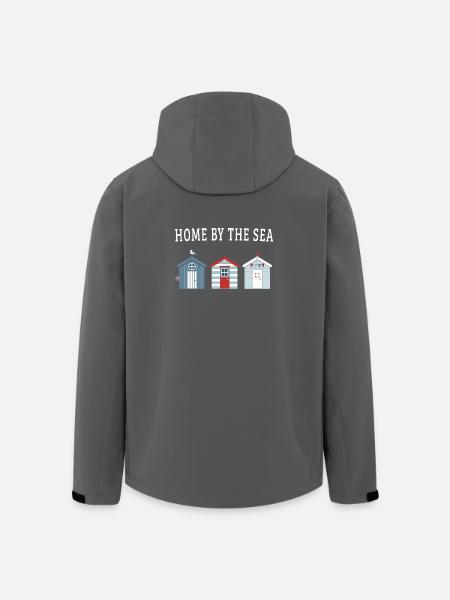 Home by the Sea – Beach Houses - Men’s Recycled Softshell Jacket by Stanley/Stella - black
