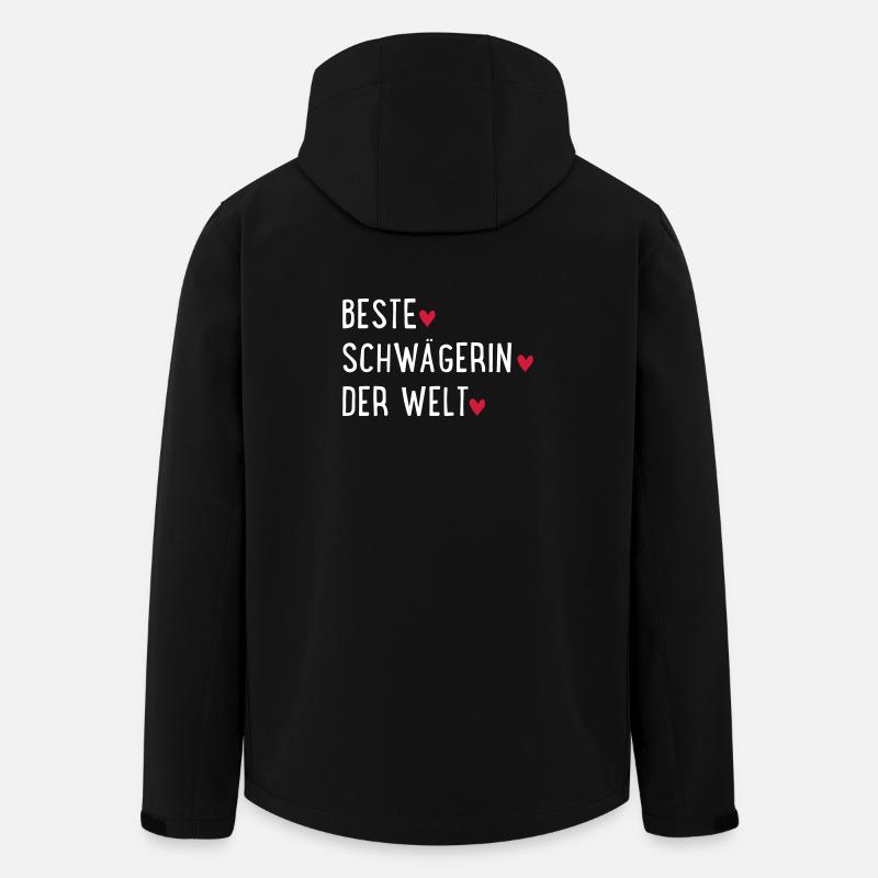 Beste Schwägerin der Welt - Recycelte Männer Softshell-Jacke von Stanley/Stella - Schwarz
