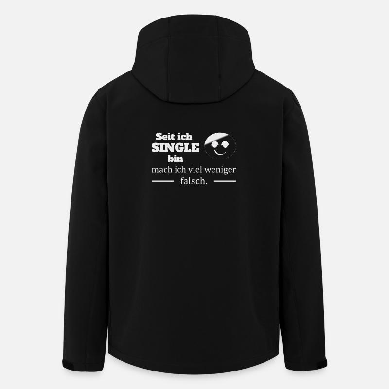 Single :-) - Men’s Recycled Softshell Jacket by Stanley/Stella - black