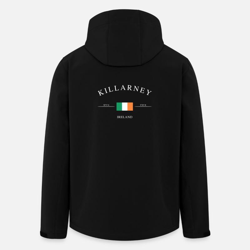 Killarney Ireland – Holiday Souvenir & Gift - Men’s Recycled Softshell Jacket by Stanley/Stella - black