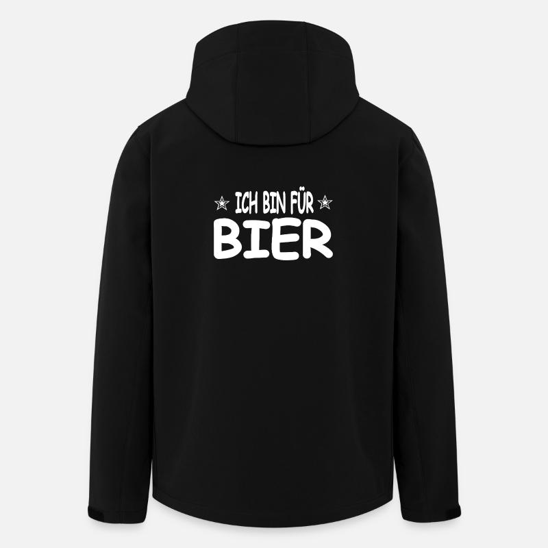 Beer - Men’s Recycled Softshell Jacket by Stanley/Stella - black