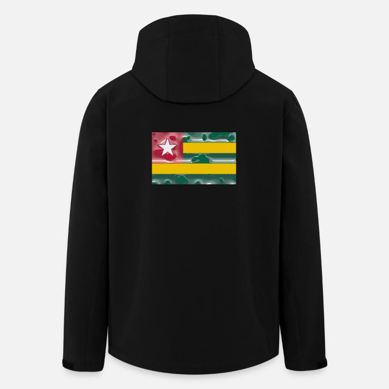 Togo als Togo - Recycelte Männer Softshell-Jacke von Stanley/Stella - Schwarz