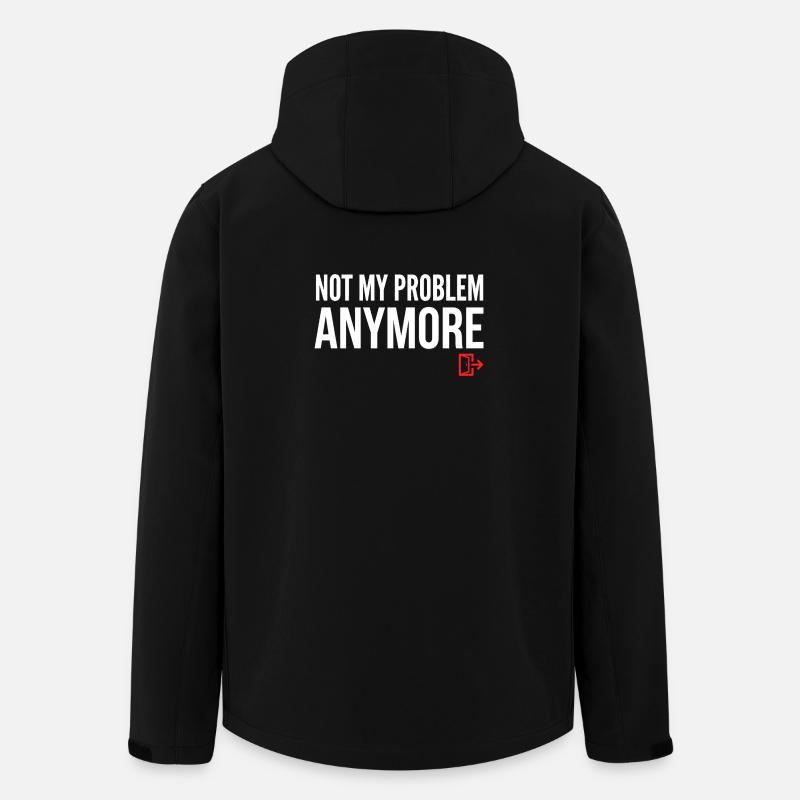 Ce n’est plus mon problème - Veste softshell homme en polyester recyclé Stanley/Stella - noir