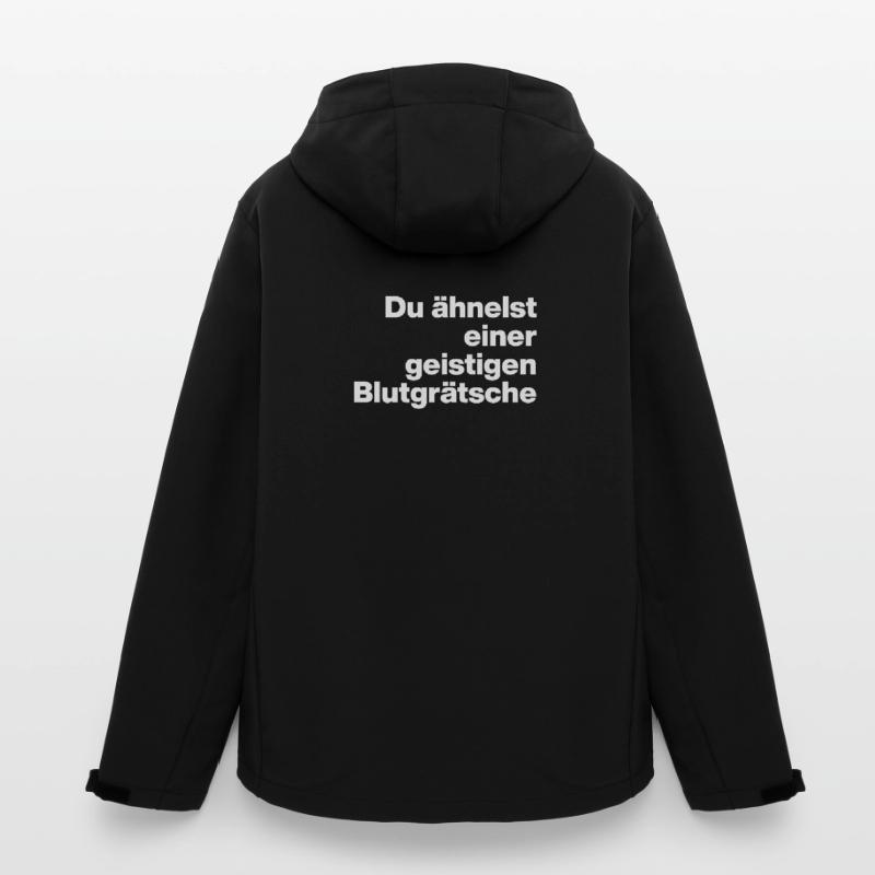 DU ÄHNELST EINER GEISTIGEN BLUTGRÄTSCHE. SARKASMUS Recycelte Männer Softshell-Jacke von Stanley/Stella