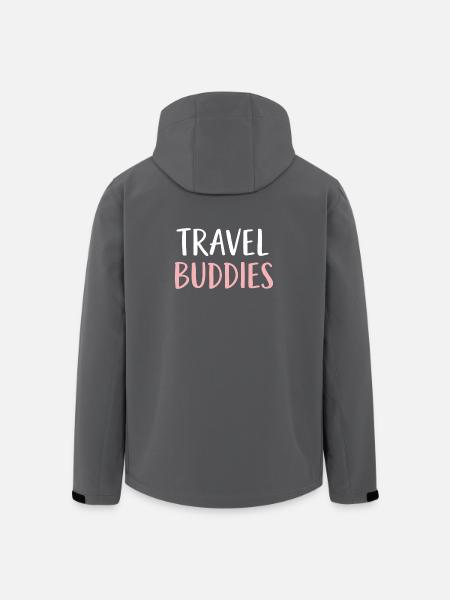Compagnons de voyage - Veste softshell homme en polyester recyclé Stanley/Stella - noir