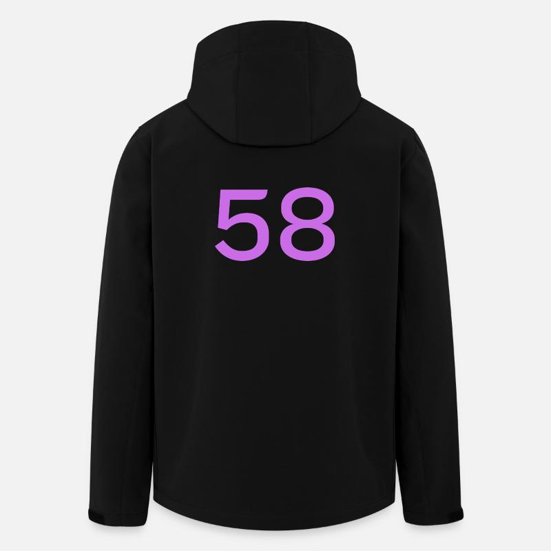 58 - Recycelte Männer Softshell-Jacke von Stanley/Stella - Schwarz