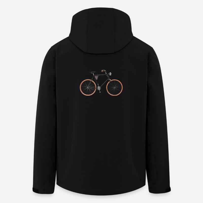 Saftey Fahrrad - Recycelte Männer Softshell-Jacke von Stanley/Stella - Schwarz
