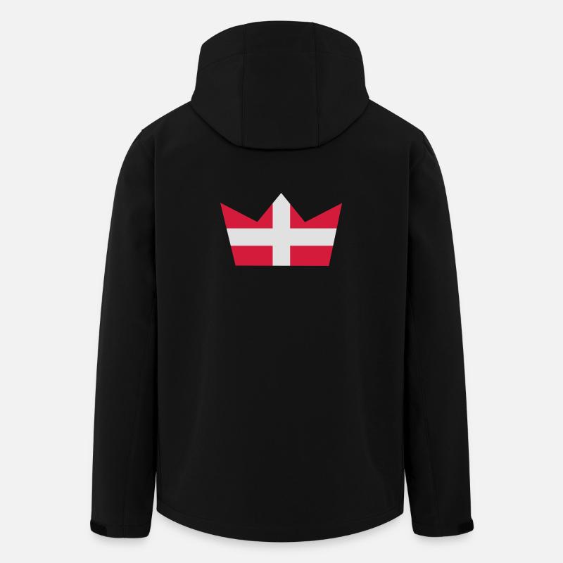 Danish crown - Men’s Recycled Softshell Jacket by Stanley/Stella - black