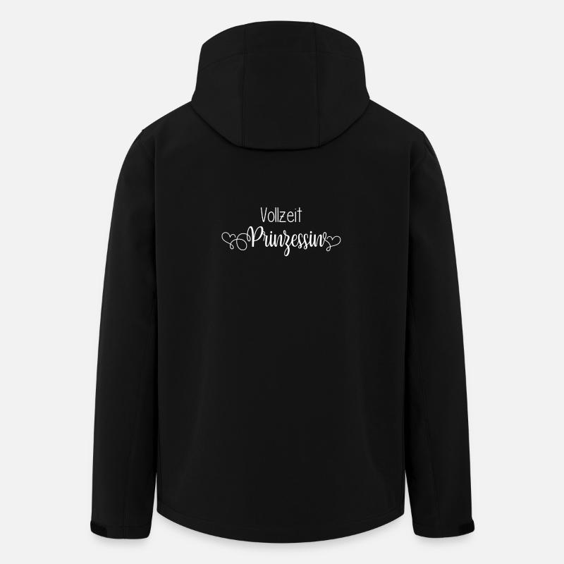 Princesse à temps plein - Veste softshell homme en polyester recyclé Stanley/Stella - noir