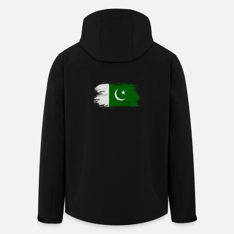 Pakistan Flagge - Recycelte Männer Softshell-Jacke von Stanley/Stella - Schwarz
