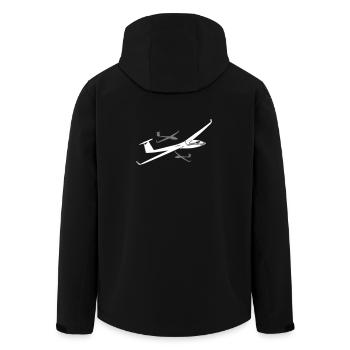 Voiliers... - Veste softshell homme en polyester recyclé Stanley/Stella - noir - Dos - AI Model Male 185 light (185cm)