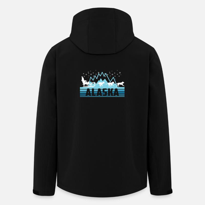 Alaska - Veste softshell homme en polyester recyclé Stanley/Stella - noir
