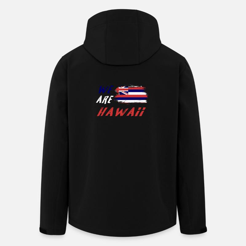 Wir sind Hawaii - Recycelte Männer Softshell-Jacke von Stanley/Stella - Schwarz