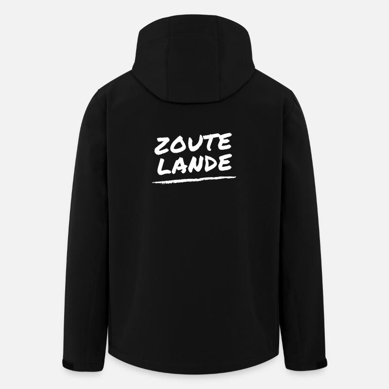 Zoutelande Schriftzug - Recycelte Männer Softshell-Jacke von Stanley/Stella - Schwarz