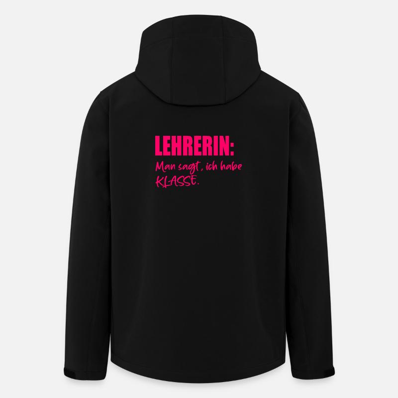 Lehrerin Sprüche KOMPLIMENTE - Recycelte Männer Softshell-Jacke von Stanley/Stella - Schwarz